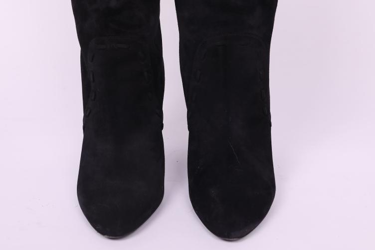 Stiefel Overknee, spitz, Absatz: 11cm - 7