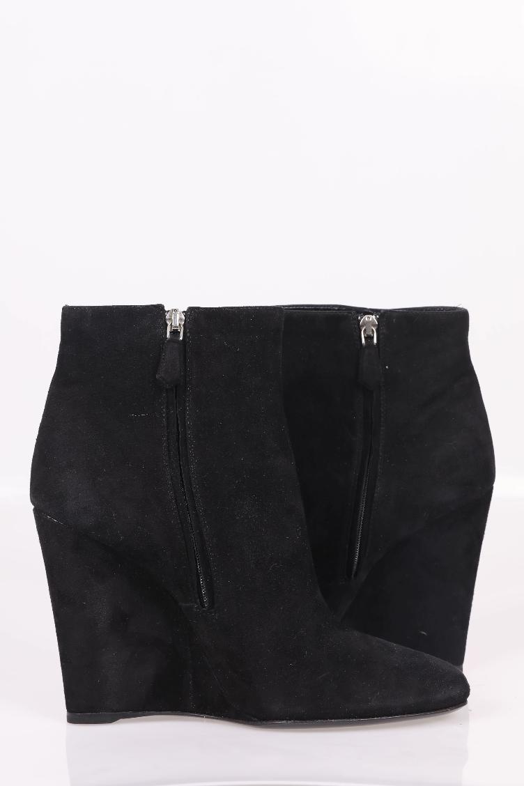 Ankle Wedge Boots, Absatz: 12cm - 0