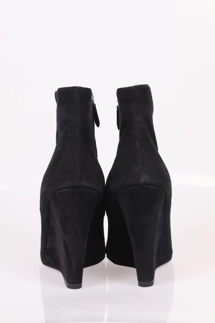 Ankle Wedge Boots, Absatz: 12cm - 4